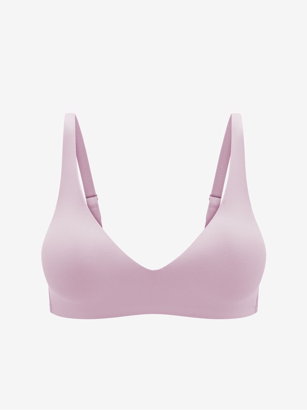 Thirdlove TempSync™ Wireless Plunge Bra Medium “Macaron” (lilac) NWT Size Med